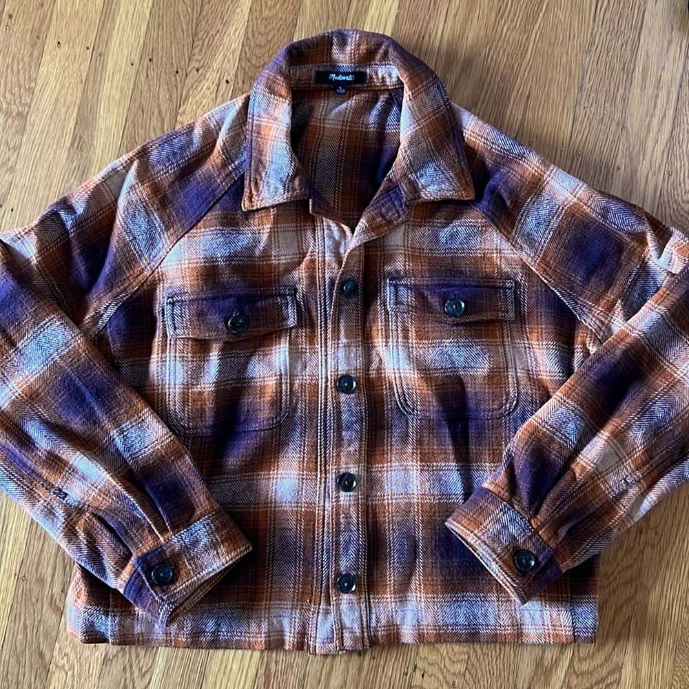 Madewell cropped shirt jacket